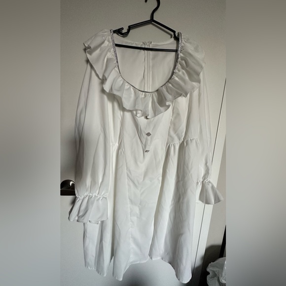 SHEIN Curve Plus Size White Dress - Picture 1 of 3